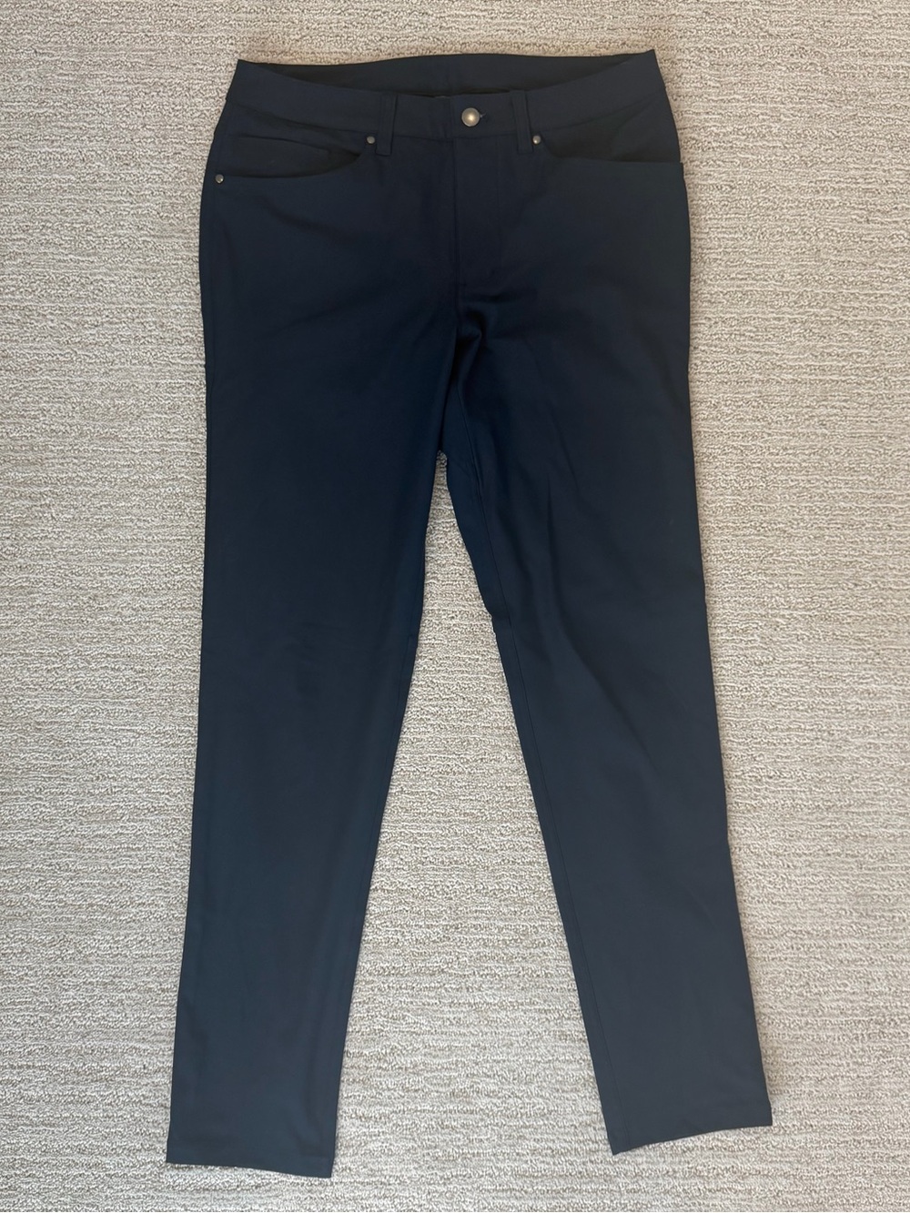 Lululemon ABC 5 Pocket Navy Slim Stretch Pants